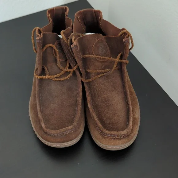 Diesel Men Midtown Brown Suede Leather Chukka Boots Size 11 Monaco Dark Brown Suede Desert Boot main image 4